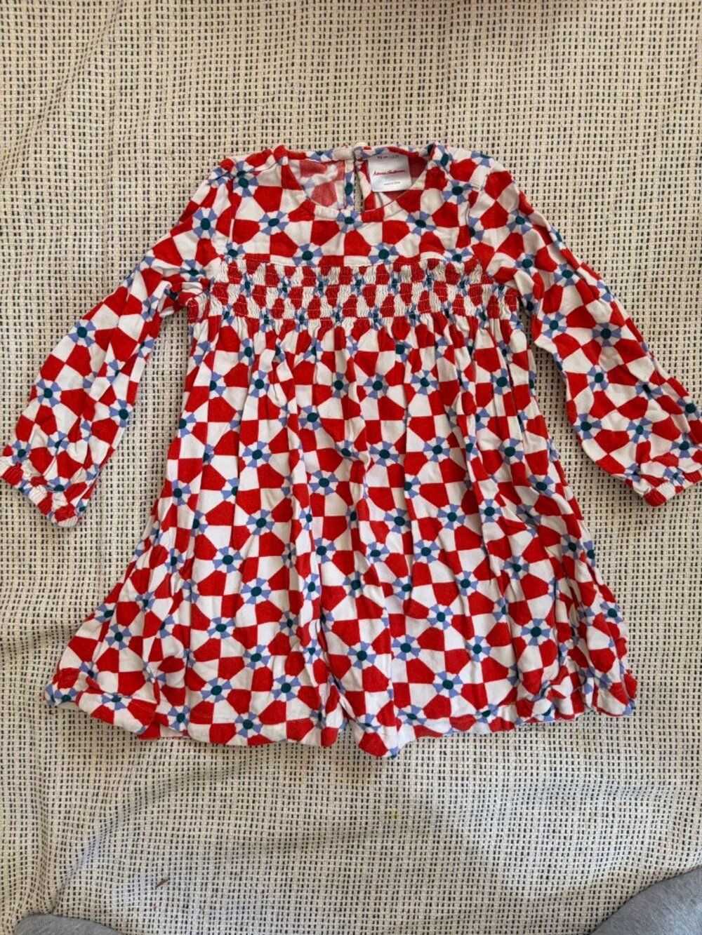 Hanna Andersson girls smocked dress 3T